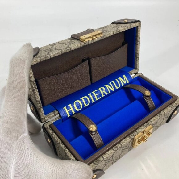 GUCCI 675969 GG Supreme Padlock Case for Apple Watch item case Hand Bag Unused - Picture 11 of 16